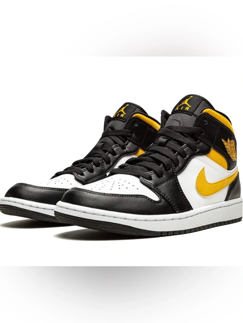 Nike Air Jordan 1 Mid “Yellow Toe” – Men’s Size 9.5